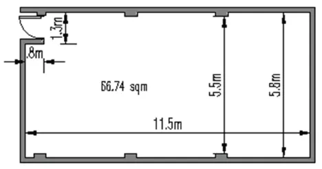 Big Shed Conference and meeting rooms in Leicester conference room 2 plan
