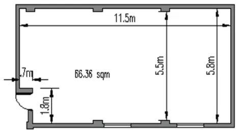 Conference and Meeting Rooms in Leicester Conference room 1 plan